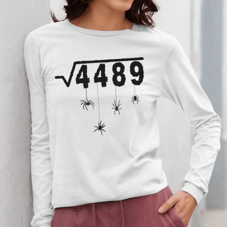 67 Meme Math Teacher 6 7 Halloween Spiders Square Root 4489 Women Long Sleeve T-Shirt, funny design 67 Meme Math Teacher 6 7 Halloween Spiders Square Root 4489 Women Long Sleeve T-Shirt, funny design