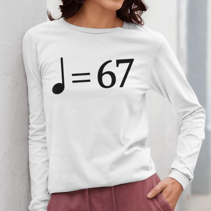 67 Music Meme Slang Musician Kids Music Teacher Women Long Sleeve T-Shirt, funny design 67 Music Meme Slang Musician Kids Music Teacher Women Long Sleeve T-Shirt, funny design