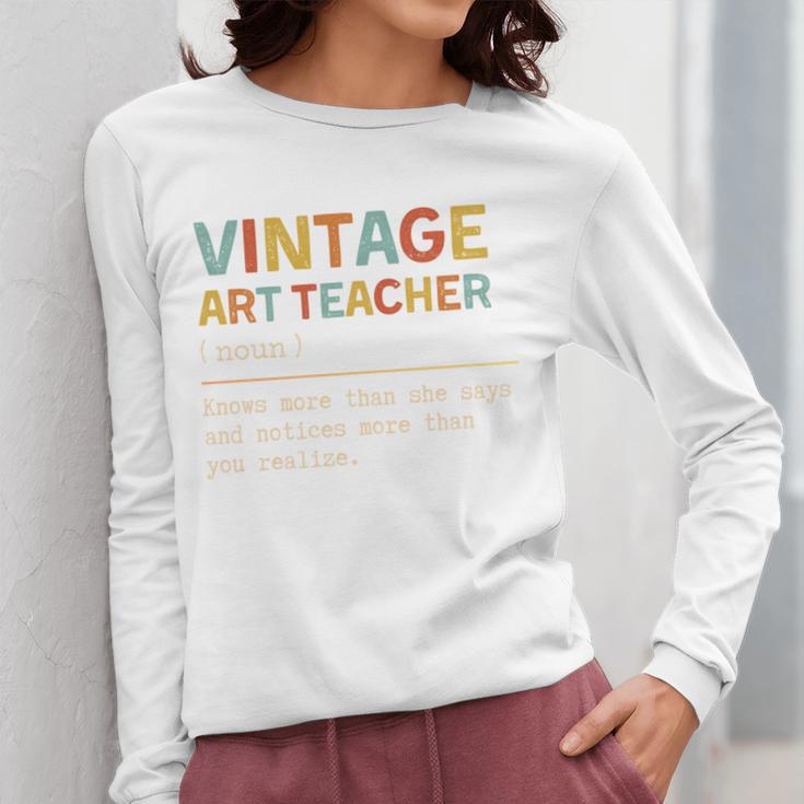 Art Teacher Definition Back To School First Day Women Long Sleeve T-Shirt, funny design Art Teacher Definition Back To School First Day Women Long Sleeve T-Shirt, funny design