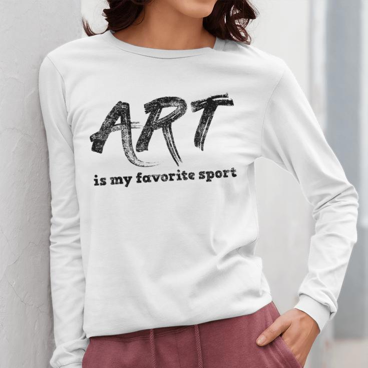 Art Teacher Women Long Sleeve T-Shirt, funny design