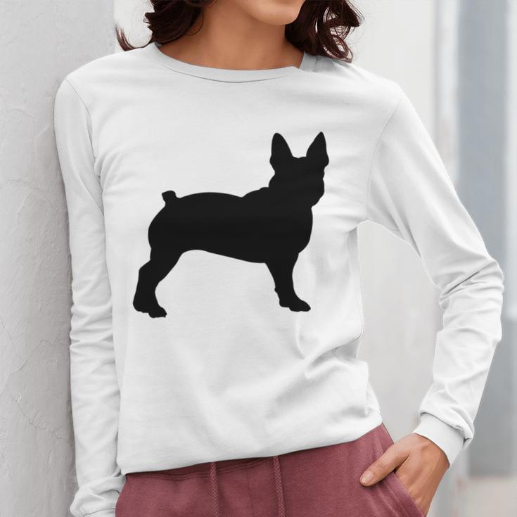 Boston Terrier Women Long Sleeve T-Shirt, funny design