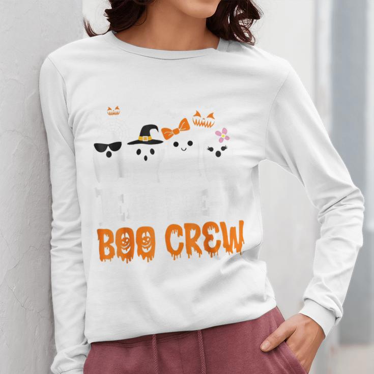 Cute Ghost Team Pre K Boo Crew Halloween Teacher Student Women Long Sleeve T-Shirt, funny design Cute Ghost Team Pre K Boo Crew Halloween Teacher Student Women Long Sleeve T-Shirt, funny design