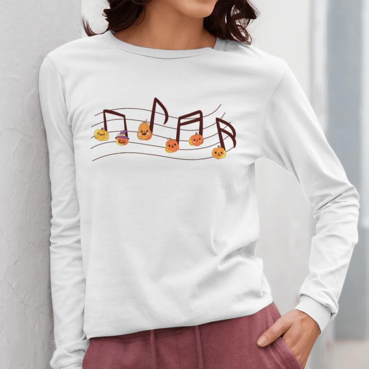 Fall Music Teacher Halloween Pumpkin Music Note Fall Teacher Women Long Sleeve T-Shirt, funny design Fall Music Teacher Halloween Pumpkin Music Note Fall Teacher Women Long Sleeve T-Shirt, funny design