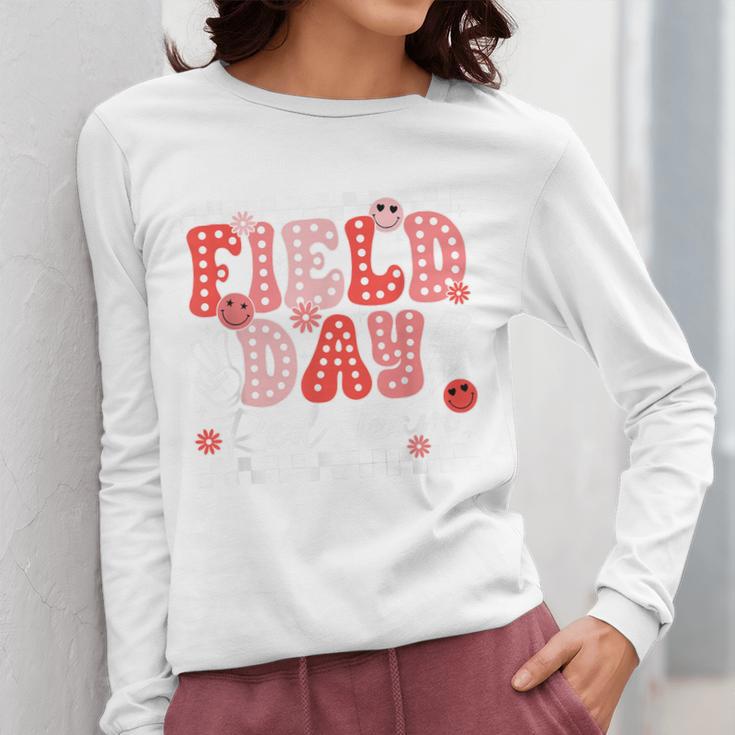 Field Day Red Team Outdoor Field Day Games For Kids Teacher Women Long Sleeve T-Shirt, funny design Field Day Red Team Outdoor Field Day Games For Kids Teacher Women Long Sleeve T-Shirt, funny design
