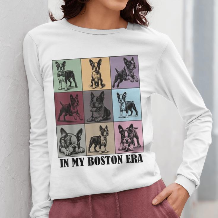 Funny Boston Terrier Quote In My Boston Terrier Era Cool Dog Men Women Women Long Sleeve T-Shirt, funny design