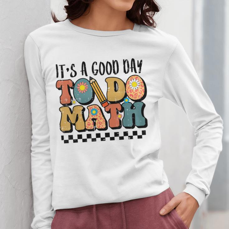 Good Day To Do Math Teacher Vintage Groovy Nerd Women Men Women Long Sleeve T-Shirt, Groovy Teacher Gifts, funny design Good Day To Do Math Teacher Vintage Groovy Nerd Women Men Women Long Sleeve T-Shirt, Groovy Teacher Gifts, funny design
