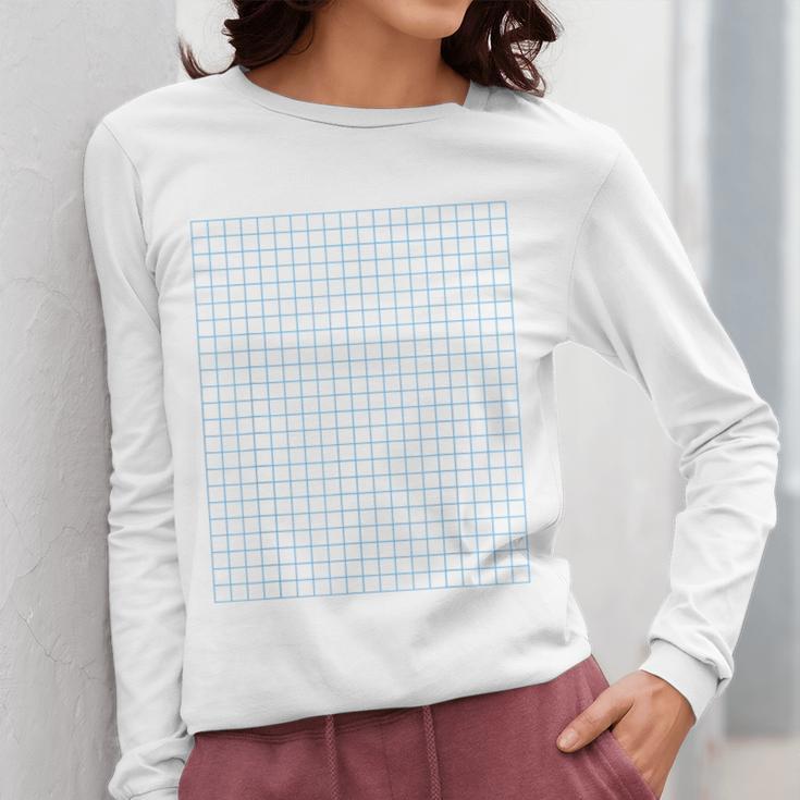 Graph Paper Engineer Architecture Math Teacher Costume Women Long Sleeve T-Shirt, funny design Graph Paper Engineer Architecture Math Teacher Costume Women Long Sleeve T-Shirt, funny design