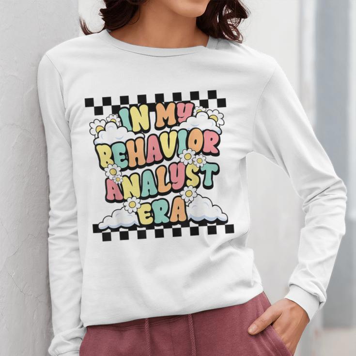 Groovy ABA RBT Therapist In My Behavior Analyst Era Teacher Women Long Sleeve T-Shirt, Groovy Teacher Gifts, funny design Groovy ABA RBT Therapist In My Behavior Analyst Era Teacher Women Long Sleeve T-Shirt, Groovy Teacher Gifts, funny design