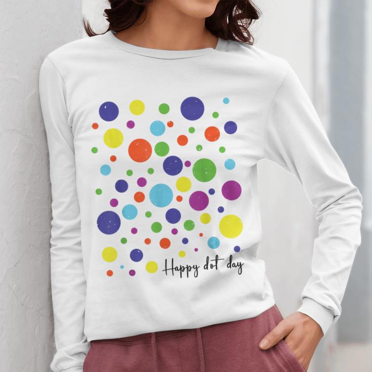 Happy Dot Day 2025 Polka Dot Boys Girls Kids Teacher Dot Day Women Long Sleeve T-Shirt, funny design Happy Dot Day 2025 Polka Dot Boys Girls Kids Teacher Dot Day Women Long Sleeve T-Shirt, funny design