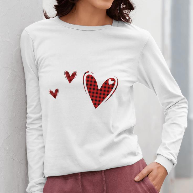 Kindergarten Has My Heart Buffalo Print Teacher Valentine Women Long Sleeve T-Shirt, funny design Kindergarten Has My Heart Buffalo Print Teacher Valentine Women Long Sleeve T-Shirt, funny design