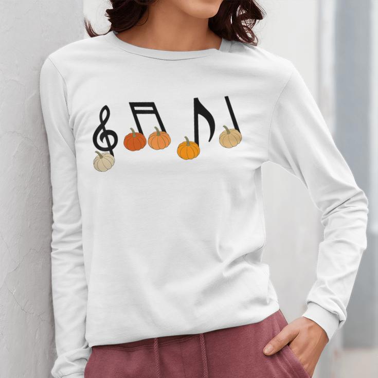 Music Notes Pumpkin Music Teacher Musician Fall Halloween Men Women Kids Women Long Sleeve T-Shirt, funny design Music Notes Pumpkin Music Teacher Musician Fall Halloween Men Women Kids Women Long Sleeve T-Shirt, funny design