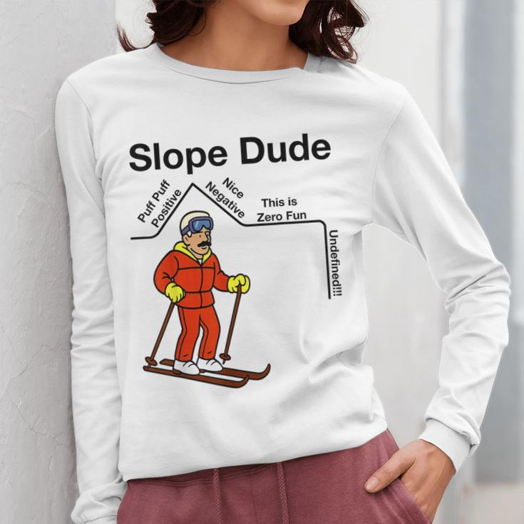 Nerdy Slope Dude Geometry Algebra Math Teacher Women Long Sleeve T-Shirt, funny design Nerdy Slope Dude Geometry Algebra Math Teacher Women Long Sleeve T-Shirt, funny design
