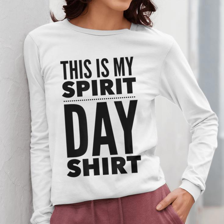 School Teacher Spirit Day Costume For Men Women Women Long Sleeve T-Shirt, funny design