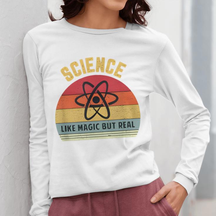 Science Like Magic But Real Science Teacher Graphics Geek Women Long Sleeve T-Shirt, Science Teacher Gifts, funny design Science Like Magic But Real Science Teacher Graphics Geek Women Long Sleeve T-Shirt, Science Teacher Gifts, funny design