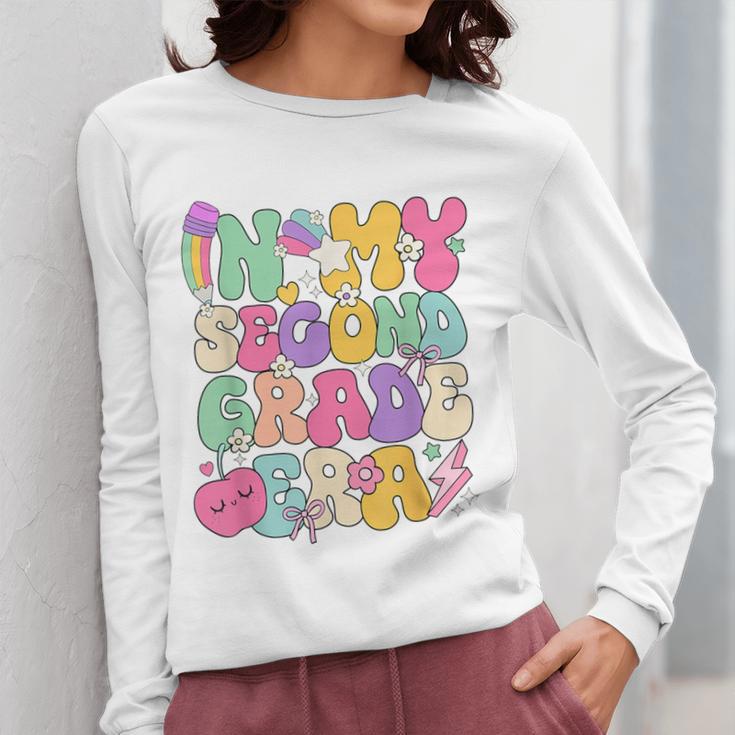 In My Second Grade Era Teachers Women Back To School Girls Women Long Sleeve T-Shirt, funny design In My Second Grade Era Teachers Women Back To School Girls Women Long Sleeve T-Shirt, funny design