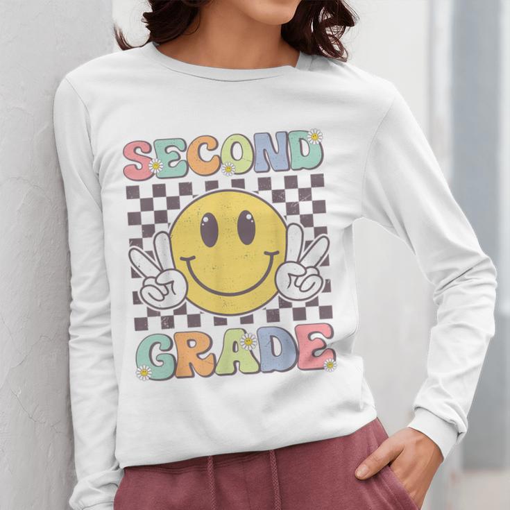 Second Grade Teachers Boys Girls Smile Face 2nd Grade Team Women Long Sleeve T-Shirt, funny design Second Grade Teachers Boys Girls Smile Face 2nd Grade Team Women Long Sleeve T-Shirt, funny design
