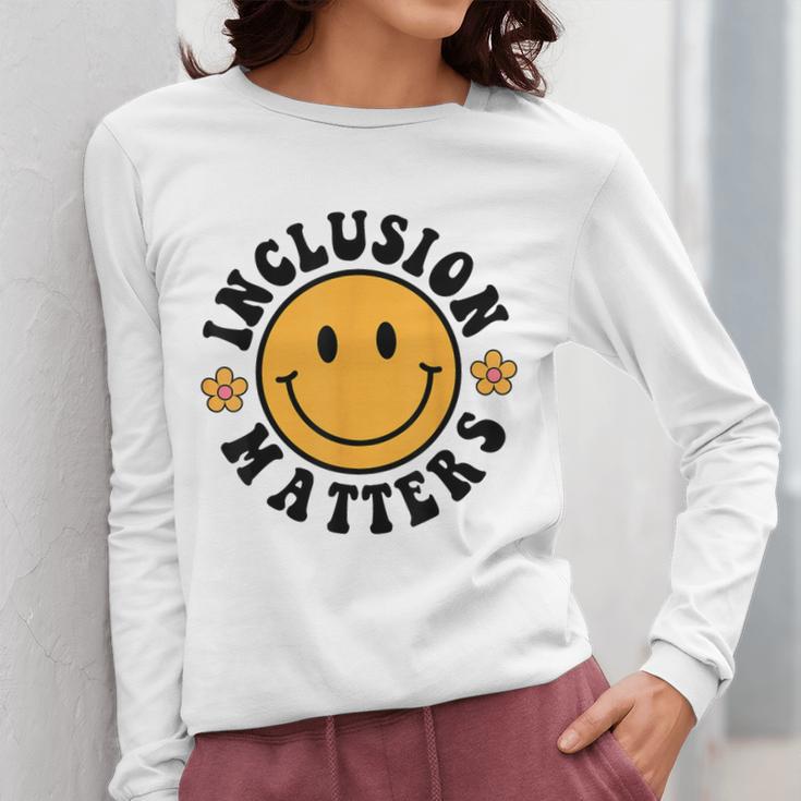Special Education Teacher Autism Awareness Inclusion Matters Women Long Sleeve T-Shirt, funny design Special Education Teacher Autism Awareness Inclusion Matters Women Long Sleeve T-Shirt, funny design