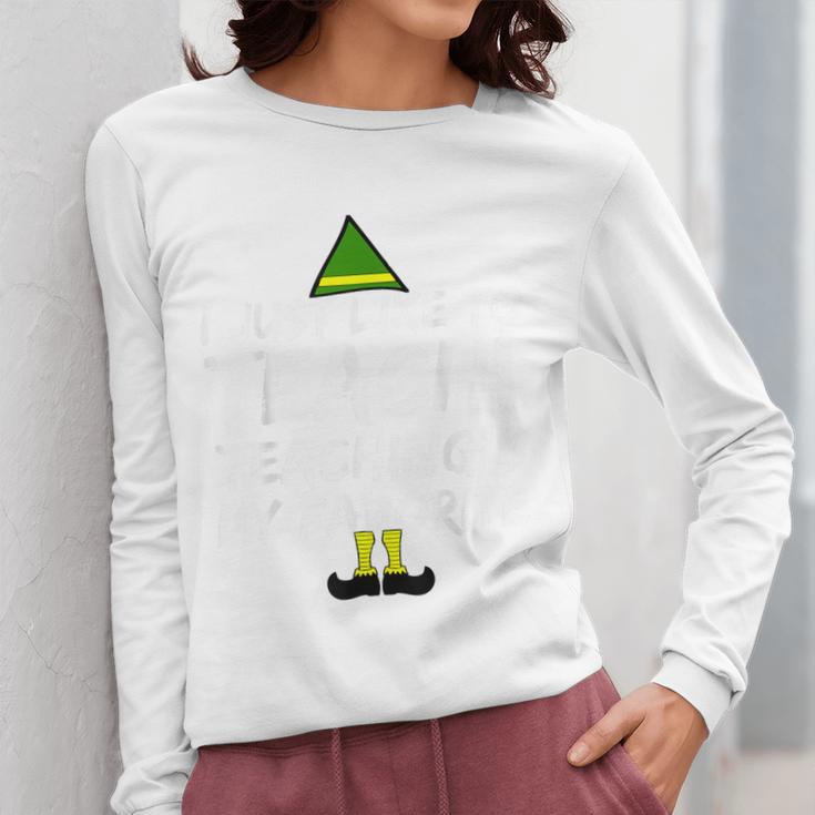 Teacher Christmas Teaching Is My Favorite Women Long Sleeve T-Shirt, funny design Teacher Christmas Teaching Is My Favorite Women Long Sleeve T-Shirt, funny design
