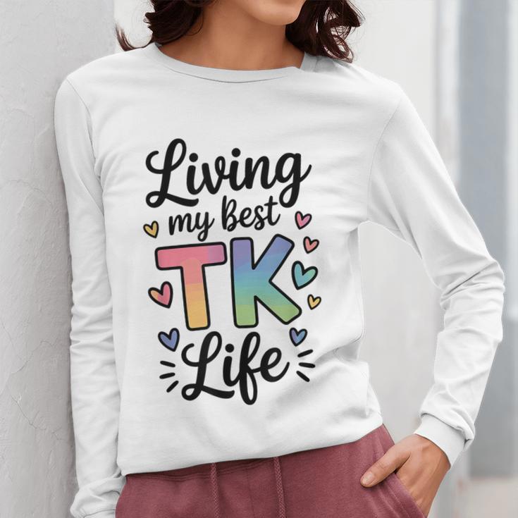 Transitional Kindergarten TK Teacher Women Long Sleeve T-Shirt, funny design Transitional Kindergarten TK Teacher Women Long Sleeve T-Shirt, funny design