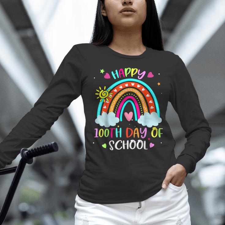 100th Day Of School Rainbow Happy 100 Days Smarter Teacher Women Long Sleeve T-Shirt, gift for family, gift for coworker 100th Day Of School Rainbow Happy 100 Days Smarter Teacher Women Long Sleeve T-Shirt, gift for family, gift for coworker