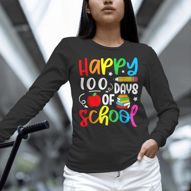 100th Day Of School Teachers Kids Girls Child Happy 100 Days Women Long Sleeve T-Shirt, gift for family, gift for coworker 100th Day Of School Teachers Kids Girls Child Happy 100 Days Women Long Sleeve T-Shirt, gift for family, gift for coworker