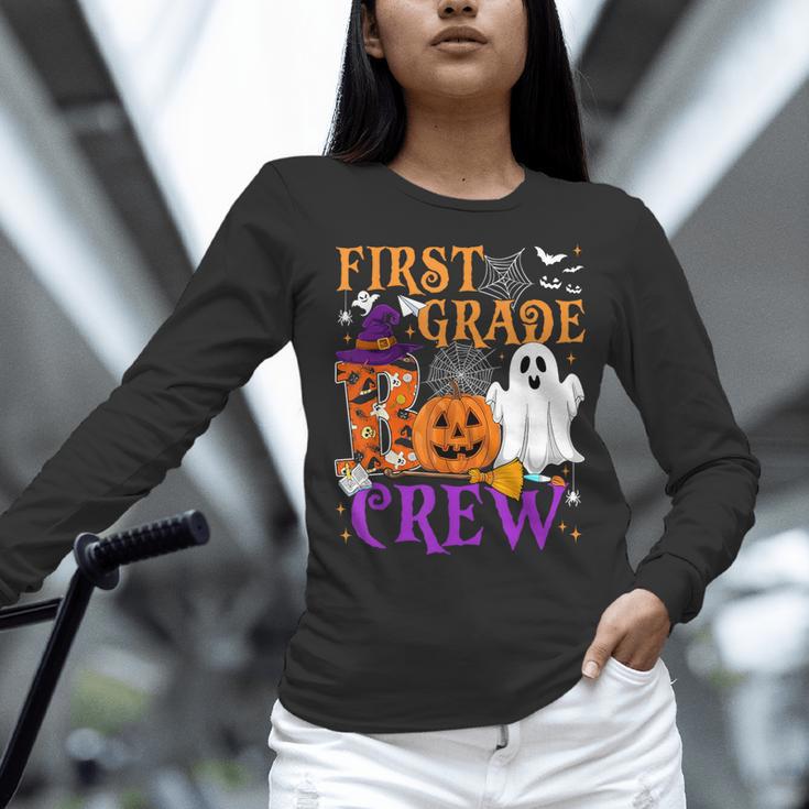 1st Grade Boo Crew Teacher Student Halloween Costume Women Long Sleeve T-Shirt, gift for family, gift for coworker 1st Grade Boo Crew Teacher Student Halloween Costume Women Long Sleeve T-Shirt, gift for family, gift for coworker