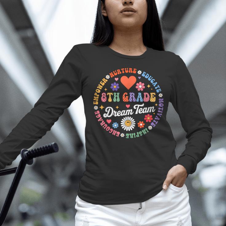 8th Grade Dream Team Eighth Grade Teacher Kid Back To School Women Long Sleeve T-Shirt, gift for family, gift for coworker 8th Grade Dream Team Eighth Grade Teacher Kid Back To School Women Long Sleeve T-Shirt, gift for family, gift for coworker
