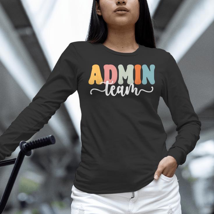 Admin Team Back To School Teachers Students Admin Squad Women Long Sleeve T-Shirt, gift for family, gift for coworker Admin Team Back To School Teachers Students Admin Squad Women Long Sleeve T-Shirt, gift for family, gift for coworker