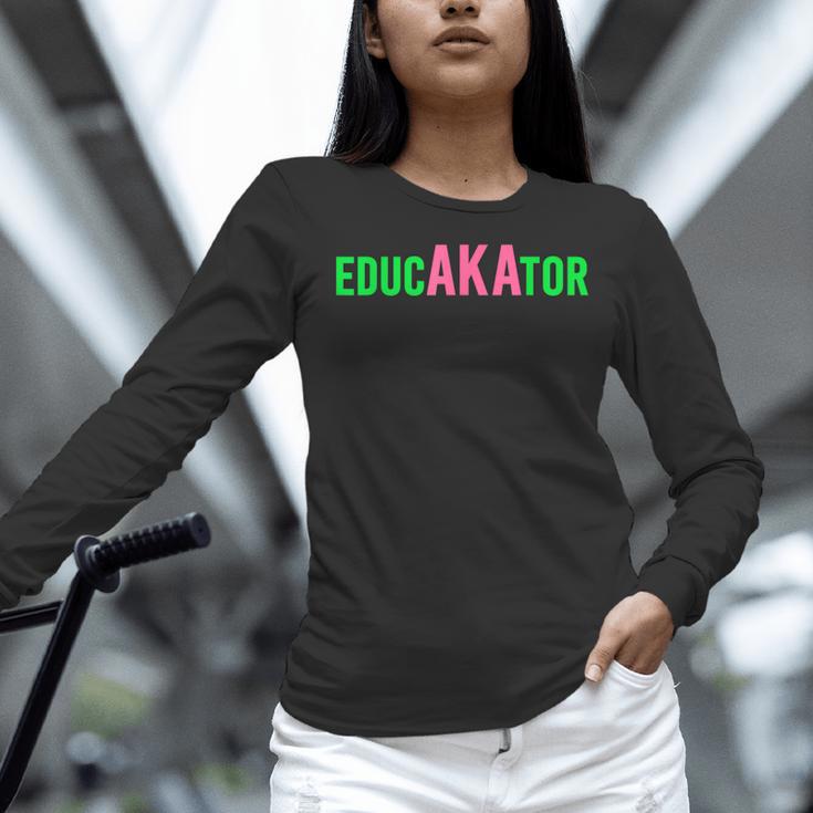 Aka Educator Educators & Teacher Crew School Squad Women Long Sleeve T-Shirt, gift for family, gift for coworker Aka Educator Educators & Teacher Crew School Squad Women Long Sleeve T-Shirt, gift for family, gift for coworker