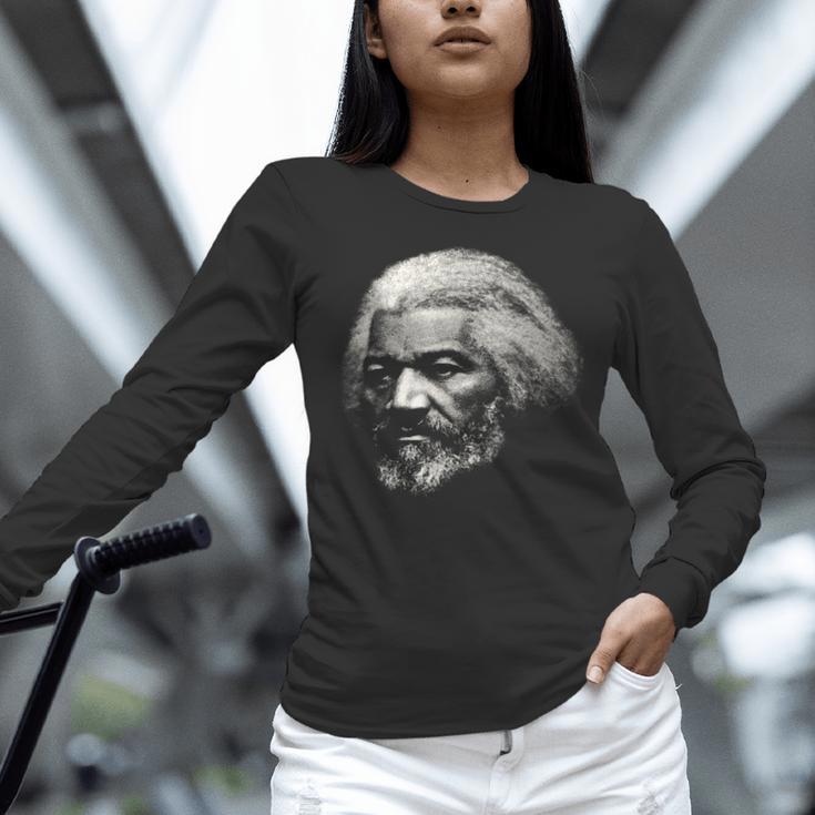 American History Frederick Douglass Teacher Women Long Sleeve T-Shirt, History Teacher Shirts, gift for family, gift for coworker American History Frederick Douglass Teacher Women Long Sleeve T-Shirt, History Teacher Shirts, gift for family, gift for coworker