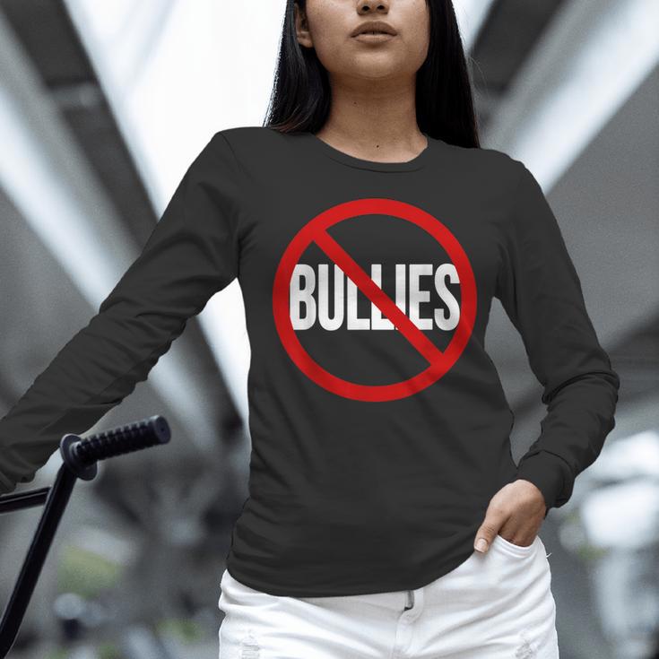 Anti Bullying No Bullies School Teacher Student Kindness Women Long Sleeve T-Shirt, gift for family, gift for coworker