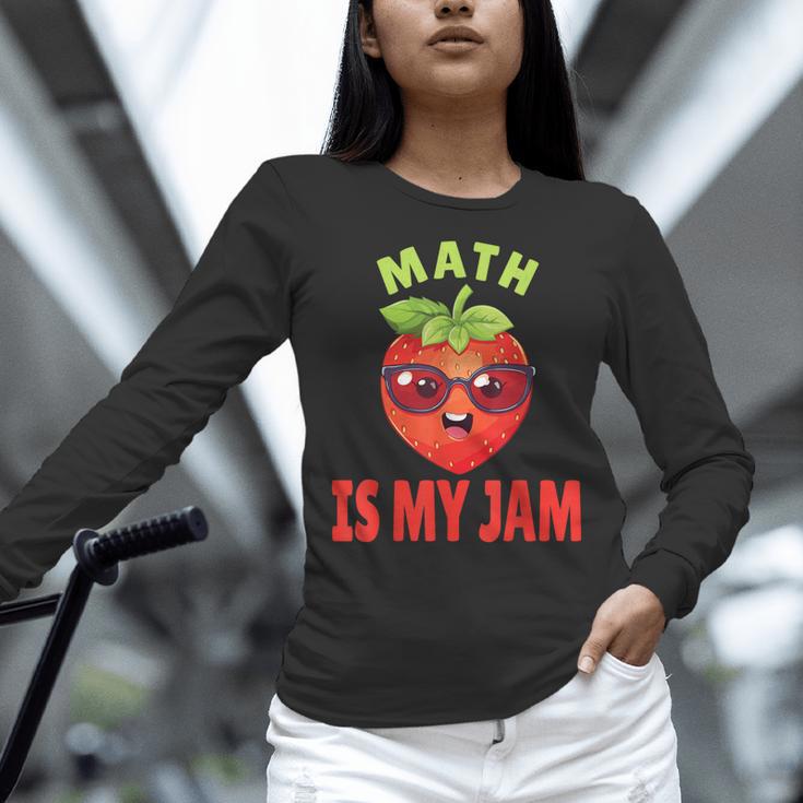 Back To School Math Is My Jam Math Teacher Women Long Sleeve T-Shirt, gift for family, gift for coworker
