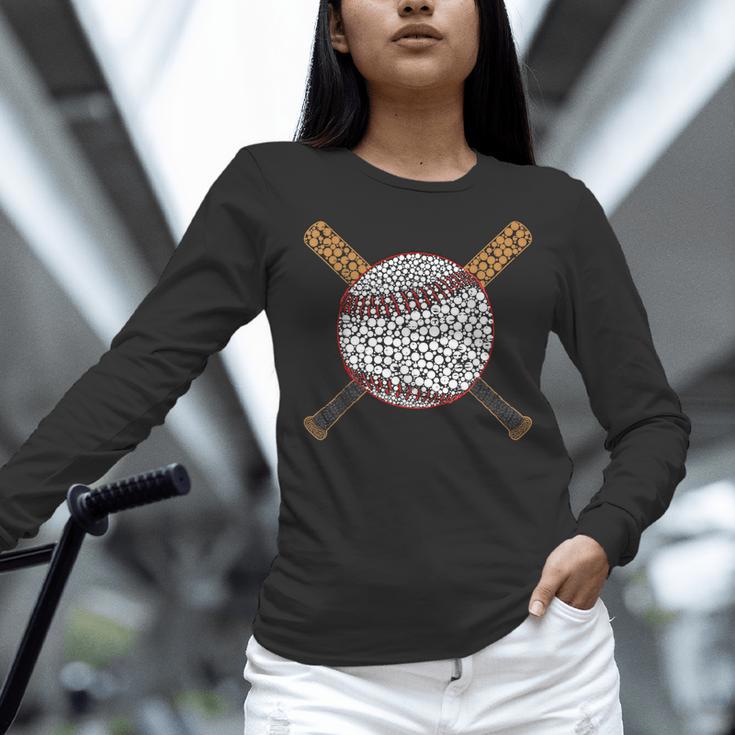 Baseball Happy Dot Day Shirts For Kids Men Women Teacher Women Long Sleeve T-Shirt, gift for family, gift for coworker