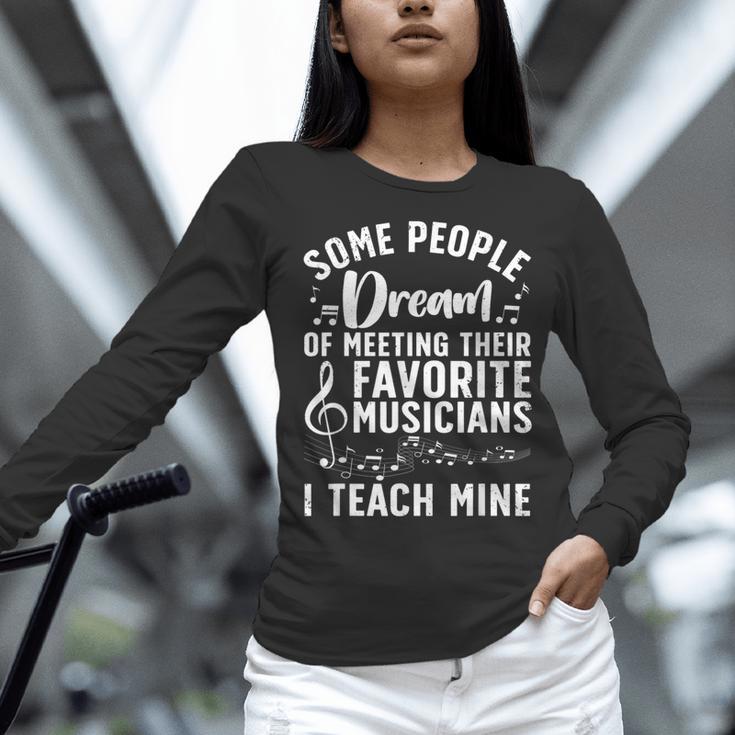 Best Music Teacher For Men Women Musician Band Piano Teacher Women Long Sleeve T-Shirt, gift for family, gift for coworker
