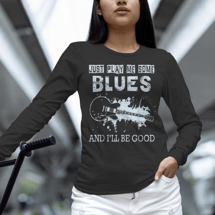 Blues Music Band Lover Vintage Guitar Teacher Blues Women Long Sleeve T-Shirt, gift for family, gift for coworker Blues Music Band Lover Vintage Guitar Teacher Blues Women Long Sleeve T-Shirt, gift for family, gift for coworker