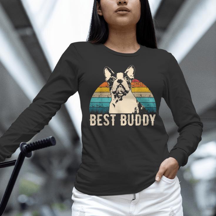 Boston Terrier Boston-Bulldog Women Long Sleeve T-Shirt, gift for family, gift for coworker