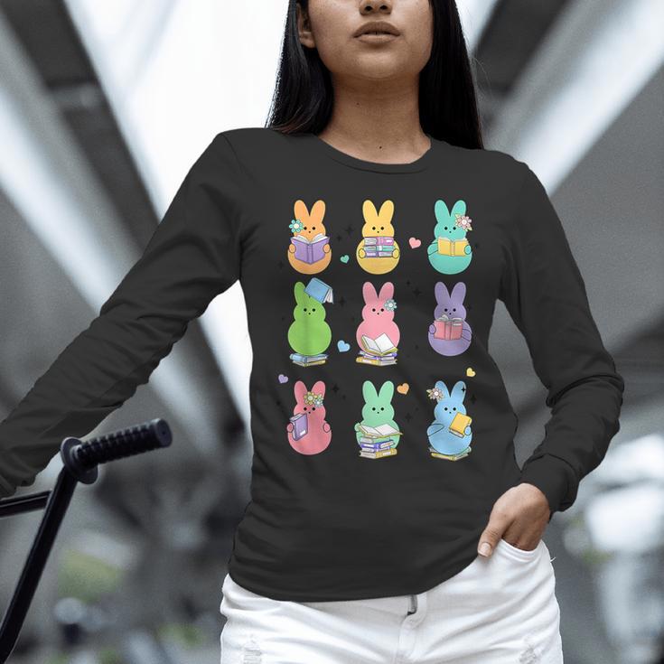 Bunny Reading Books Easter Day Librarian Teacher Book Women Long Sleeve T-Shirt, Easter Teacher Shirts, gift for family, gift for coworker Bunny Reading Books Easter Day Librarian Teacher Book Women Long Sleeve T-Shirt, Easter Teacher Shirts, gift for family, gift for coworker