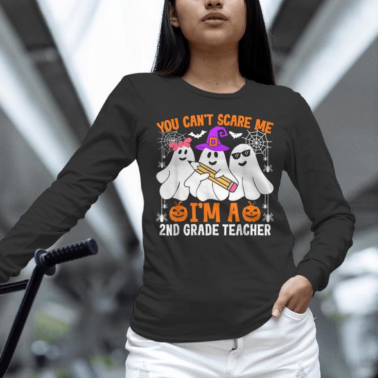 You Can't Scare Me I'm A 2nd Grade Teacher Halloween Women Long Sleeve T-Shirt, 2nd Grade Teacher Shirts, gift for family, gift for coworker You Can't Scare Me I'm A 2nd Grade Teacher Halloween Women Long Sleeve T-Shirt, 2nd Grade Teacher Shirts, gift for family, gift for coworker