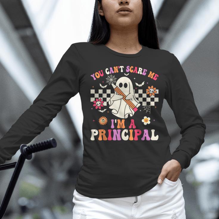 You Can't Scare Me I'm a Principal Halloween Teacher Women Long Sleeve T-Shirt, gift for family, gift for coworker You Can't Scare Me I'm a Principal Halloween Teacher Women Long Sleeve T-Shirt, gift for family, gift for coworker