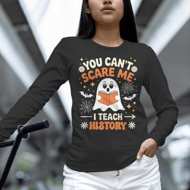 You Can't Scare Me I Teach History Retro Teacher Halloween Women Long Sleeve T-Shirt, History Teacher Shirts, gift for family, gift for coworker You Can't Scare Me I Teach History Retro Teacher Halloween Women Long Sleeve T-Shirt, History Teacher Shirts, gift for family, gift for coworker