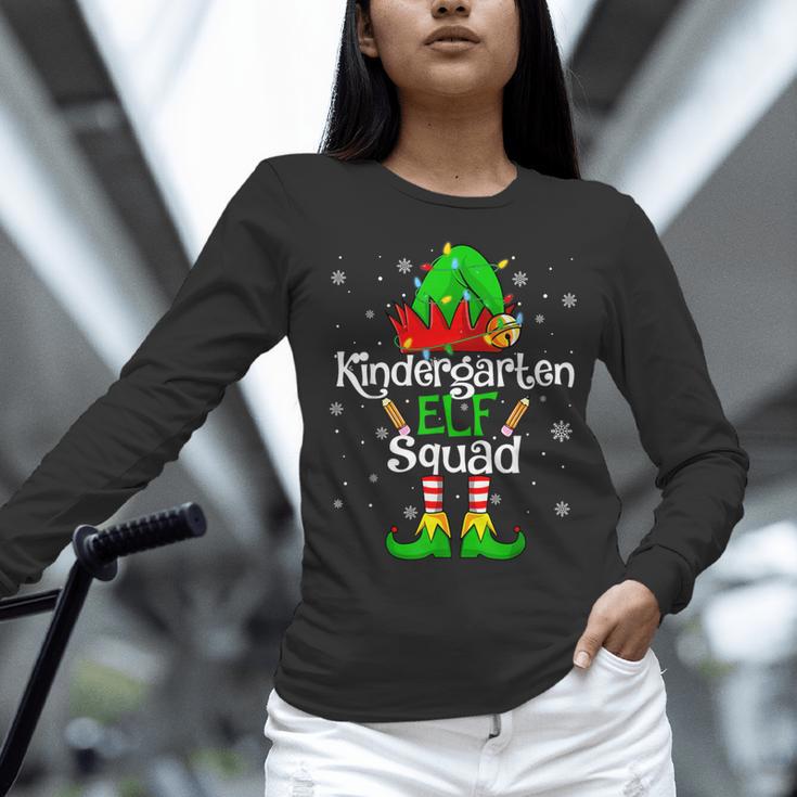 Christmas Kindergarten Elf Squad Teacher Student Women Long Sleeve T-Shirt, gift for family, gift for coworker Christmas Kindergarten Elf Squad Teacher Student Women Long Sleeve T-Shirt, gift for family, gift for coworker