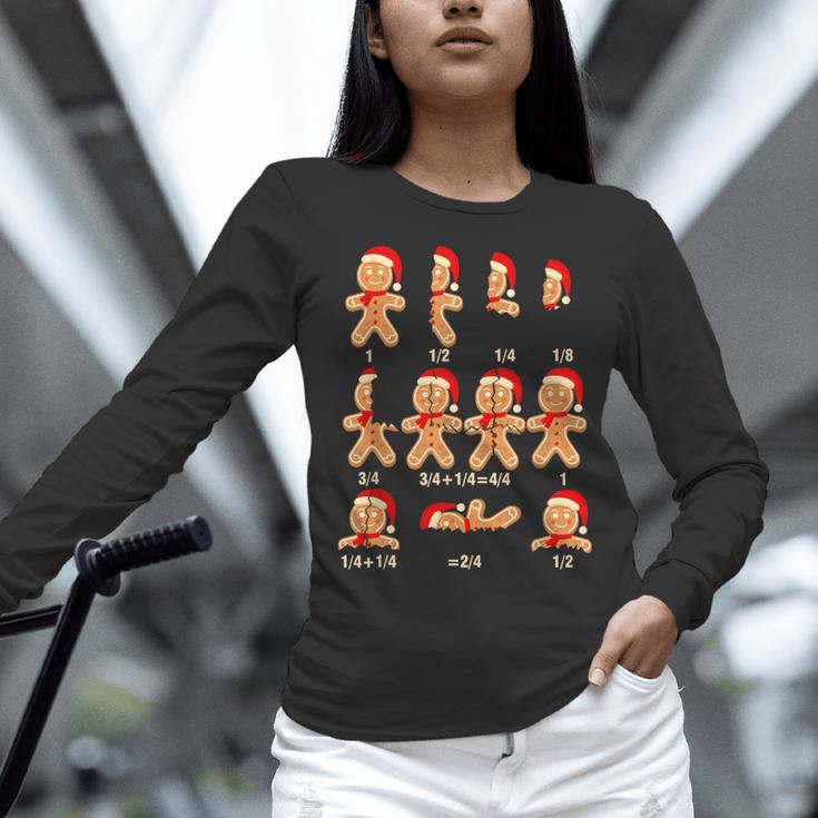 Christmas Math Teacher Equation Gingerbread With Santa Hat Men Women Women Long Sleeve T-Shirt, gift for family, gift for coworker Christmas Math Teacher Equation Gingerbread With Santa Hat Men Women Women Long Sleeve T-Shirt, gift for family, gift for coworker