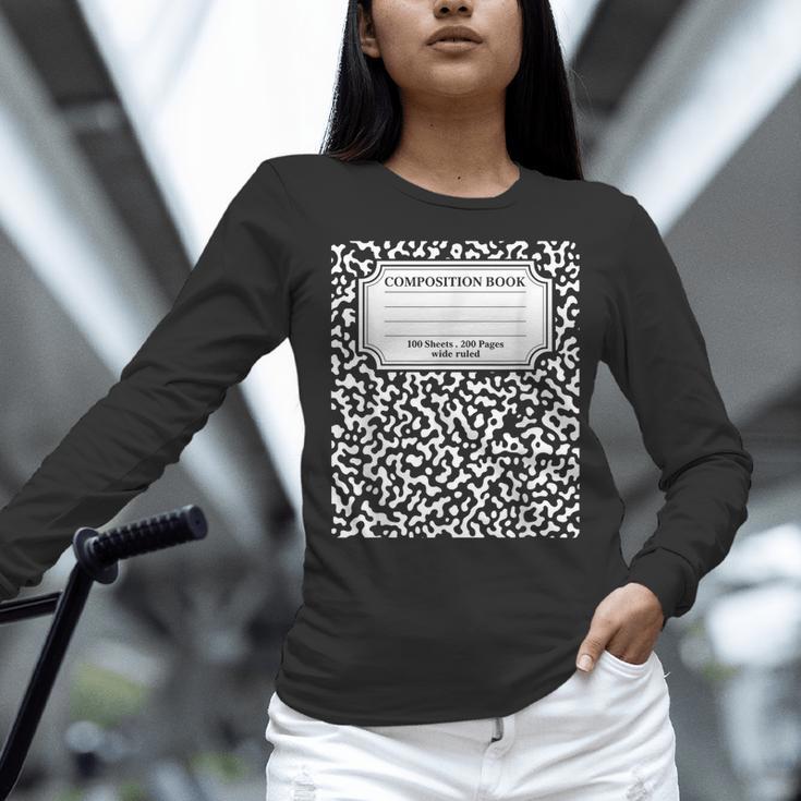 Composition Notebook Matching Group Halloween Teachers Women Long Sleeve T-Shirt, gift for family, gift for coworker Composition Notebook Matching Group Halloween Teachers Women Long Sleeve T-Shirt, gift for family, gift for coworker