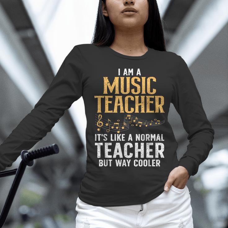 Cool Music Teacher Art For Men Women School Orchestra Coach Women Long Sleeve T-Shirt, gift for family, gift for coworker