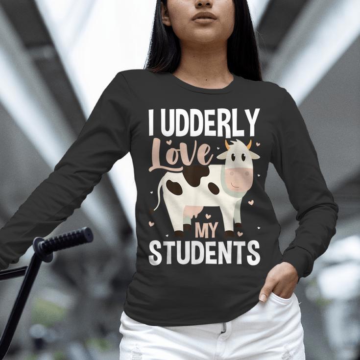 Cow Teacher Lover Women Long Sleeve T-Shirt, gift for family, gift for coworker Cow Teacher Lover Women Long Sleeve T-Shirt, gift for family, gift for coworker