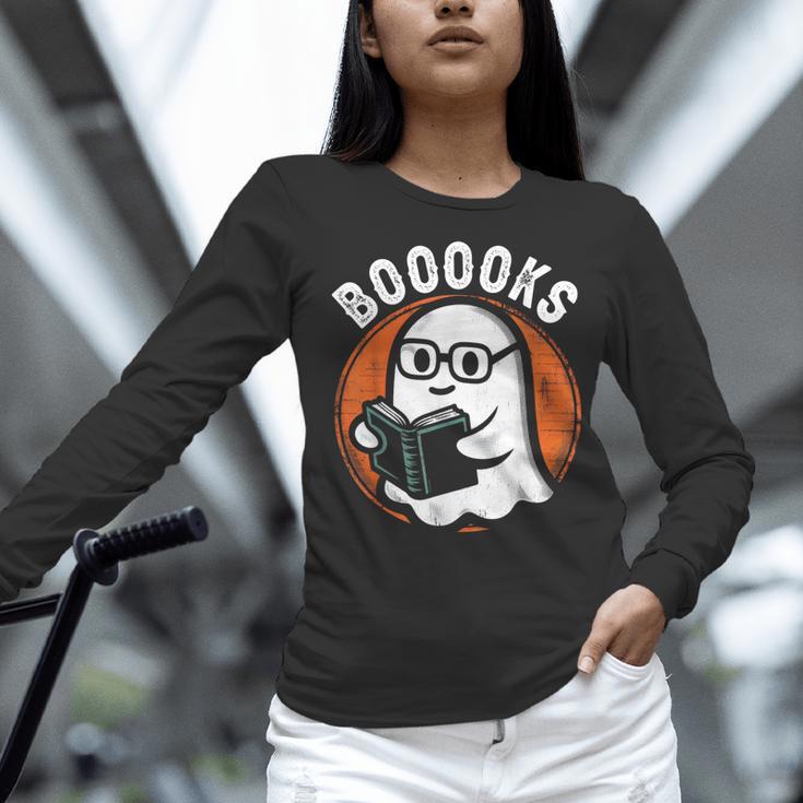 Cute Ghost Book Reading Books Lover Retro Halloween Teacher Women Long Sleeve T-Shirt, gift for family, gift for coworker Cute Ghost Book Reading Books Lover Retro Halloween Teacher Women Long Sleeve T-Shirt, gift for family, gift for coworker