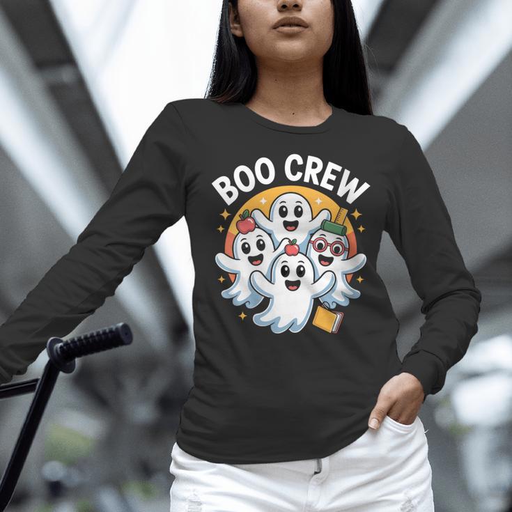 Cute Group Matching Teachers Halloween Women Long Sleeve T-Shirt, gift for family, gift for coworker