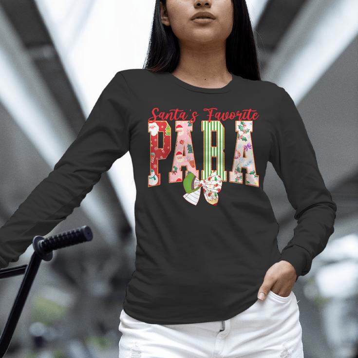 Cute Santas Favorite Para Christmas Paraprofessional Teacher Women Long Sleeve T-Shirt, gift for family, gift for coworker Cute Santas Favorite Para Christmas Paraprofessional Teacher Women Long Sleeve T-Shirt, gift for family, gift for coworker