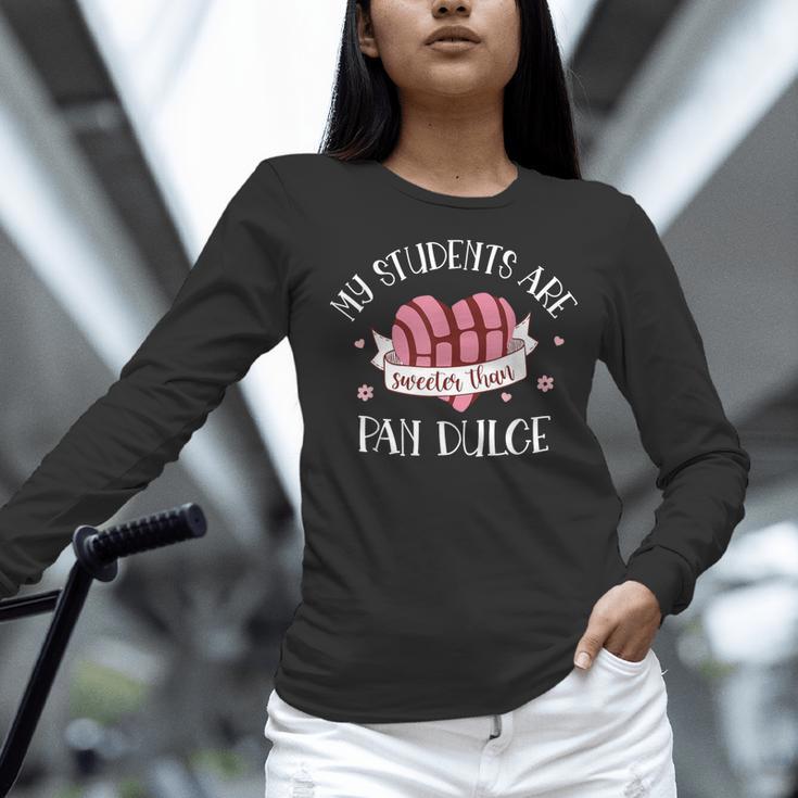 Cute Spanish Teacher Dual Language Bilingual Teacher Men Women Women Long Sleeve T-Shirt, gift for family, gift for coworker