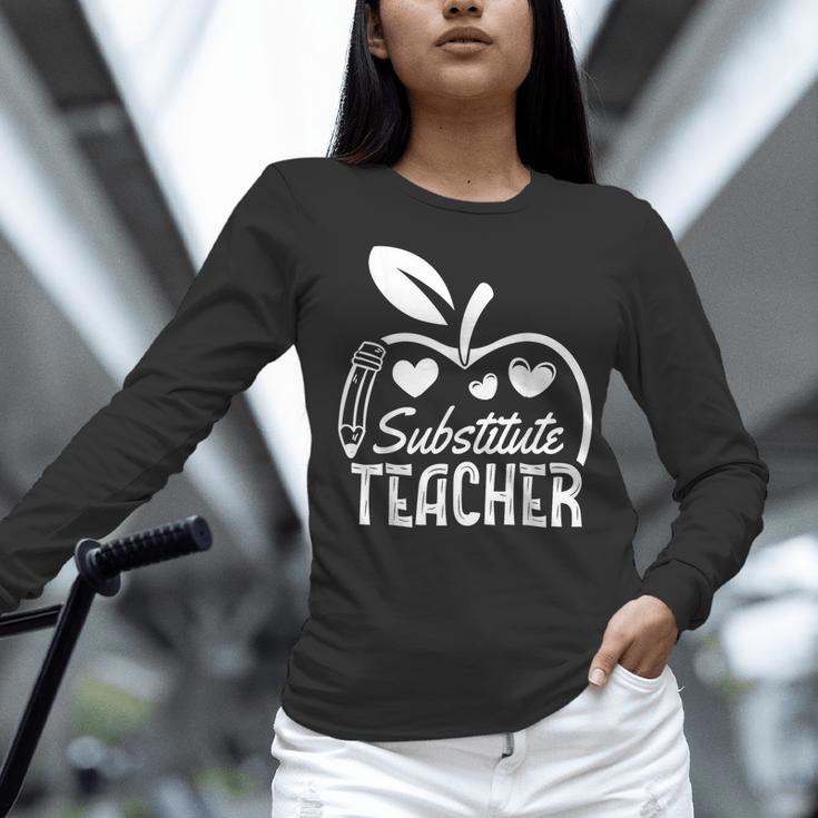 Cute Substitute Teacher Appreciation Men Women Women Long Sleeve T-Shirt, gift for family, gift for coworker Cute Substitute Teacher Appreciation Men Women Women Long Sleeve T-Shirt, gift for family, gift for coworker